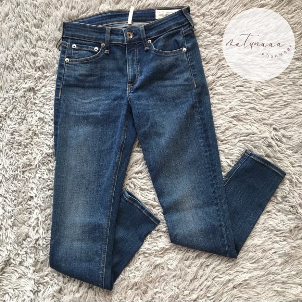 Rag & Bone Cate Mid Rise Ankle Skinny Jeans